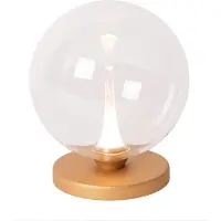 Lucide Lampe de table LED design Gisela transparent - 1x Ø 16cm