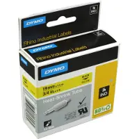 Dymo 18058 (S0718340) - (19 mm) - Noir sur jaune - Ruban