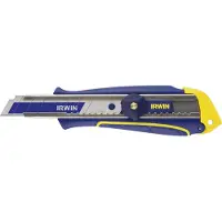 Irwin Couteau utilitaire IRWIN avec lame encliquetable Bi-métal 18 mm