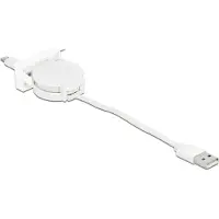 DeLOCK Easy 45 Module câble déroulable USB 2.0 USB Type-A vers 8 bro