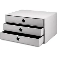 Rossler Soho Petit Meuble De Rangement 3 Tiroirs Neutre A4