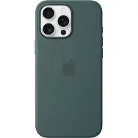 Apple Coque en silicone MagSafe pour iPhone 16 Pro Max - Lake Green