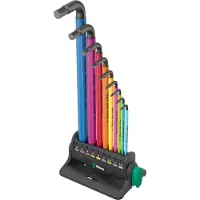 Wera Hex Plus 950/9 Allen Key Set Multicolore