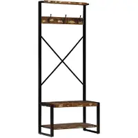 vidaXL Porte-vêtements multicolore 80x40x190 cm