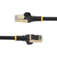 StarTech.com .com 6ASPAT5MBK Patchkabel CAT6a (5 m, schwarz, RJ45-Snagless-Steckverbinder, CAT6a-STP-Kabel, Kupferdraht, Netzwerkkabel)