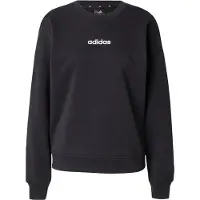 Adidas Sweat de sport 'ESSENTIALS LINEAR FRENCH TERRY' noir / blanc