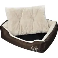 vidaXL Lit chaud pour chien avec coussin rembourré XL