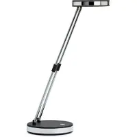 MAUL Lampe de table LED Maulpuck, 6500 Kelvin, extensible, blanc lumière du jour, noir