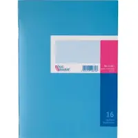 König & Ebhardt Carnet à colonnes DIN A4 bleu clair/magenta 16 colonnes 40 fls