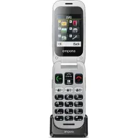 Emporia ONE, boîtier à clapet, 6,1 cm (2.4"), 2 MP, Bluetooth, 900 mAh, noir, gris