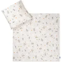 Julius Zöllner Parure de lit Jersey Savane Beige (80 x 80 cm, 40 x 35 cm)