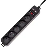 Akyga AKY AK-SP-05U Protecteur de surge (5x, CEE 7/16, 1.50 m)