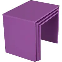 Skye Decor , Shp-103-Uu-1, table d'appoint, violet, 100 % ESPAGNOL recouvert de MÉLAMINE, 55 x 40 x 47 cm