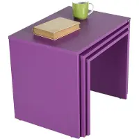 Skye Decor , Shp-103-Uu-1, table d'appoint, violet, 100 % ESPAGNOL recouvert de MÉLAMINE, 55 x 40 x 47 cm