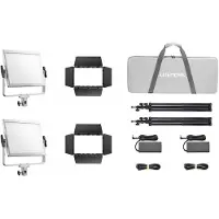Godox Litemons LP400R Panneau lumineux à LED RGB 2 light kit (Lumière vidéo), Lumière continue, Multicolore