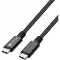 Techly USB4 Gen.3 Kabel Stecker Typ-C - Stecker USB Typ-C Sc