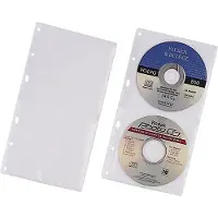 Durable Pochettes CD/DVD COVER S classable, 5 pc, Transparent, 520319