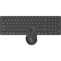 Rapoo 9700m Clavier Et Souris Sans Fil Noir Noir One Size