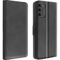 Avizar Housse Samsung Galaxy Note 20 Étui Folio Porte-carte Fonction Support Noir