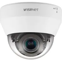 Hanwha QND-6082R1, caméra de sécurité IP, filaire, pour montage au plafond, blanche, dôme, en plastique