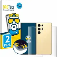 BROTECT Protection d'écran intégrale (Samsung Galaxy S24+), Téléphone portable : film de protection, Transparent