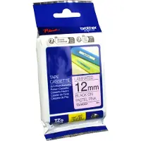 Brother TZE-MQE31 - Noir sur rose - Étiquettes en continu - TZe - Gris - Transfert thermique - Chine