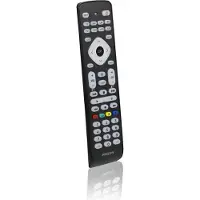 Philips Perfect replacement Télécommande universelle SRP2018/10, DVD/Blu-ray, DVR, SAT, TV, VCR, IR sans fil, boutons-poussoirs, noir
