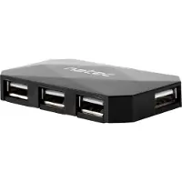 Natec NHU-0647 hub d'interface USB 2.0 480 Mbit/s Noir