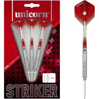 Unicorn Fléchettes unisexe STRIKER TYPE 1 80% TUNGSTEN STEEL TIP, rouge, 22g