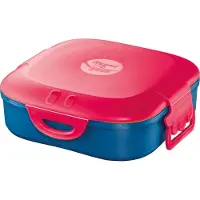 Maped Boîte À Déjeuner - Plastique - Bleu Rouge - 1 Compartiment - 740ml - 16 X 16 Cm -
