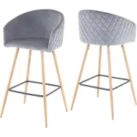 MCW Tabouret de bar -D72 (lot de 2)