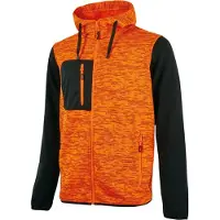 U Power Rainbow Full Zip Sweatshirt Orange S Homme