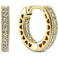 Pandora Créoles Coeur Pavé