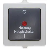 Kopp 565356002 Thermoplast Schwarz - Grau Lichtschalter (565356002)