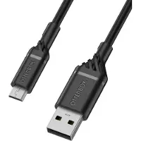 Otterbox Standard - Câble USB - Micro-USB de type B (M) pour USB (M) - USB 2.0 - 3 A - 1 m - noir