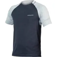 Endura Dres SingleTrack, manches courtes, modèle E3204 - pour hommes, couleur bleu encre - Taille L