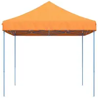 vidaXL Tente de réception pliable Pop-Up Orange 410x279x315 cm