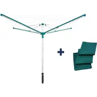 Leifheit Linomatic 500 deluxe Séchoir Parapluie - 50 Mètres
