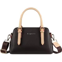 Bugatti sac à main sac à épaule bandoulière Ella Bowling Bag Darkbrown brun