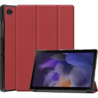 Cover-Discount Galaxy Tab A8 10.5 - Étui Smart Tri-fold bordeaux (Samsung Galaxy Tab A8), Étui pour tablette, Rouge