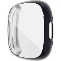 Cover-Discount Fitbit Versa 4 / Fitbit Sense 2 - Etui de protection en caoutchouc gris (TPU), Sangles de montre, Gris