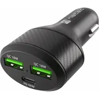 Natec Coney 2xusb 1xusb-c 48w Car Charger Argenté One Size / EU Plug 220V