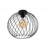 Lucide Plafonnier en fil métallique noir 40 cm DANZA 1xE27 40 W