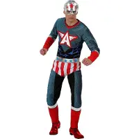 Atosa Heroe American Comic Costume Multicolore XS-S Enfants