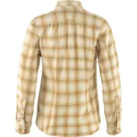 Fjällräven Övik Flannel Long Sleeve Shirt Beige XL Femme
