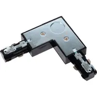 Lucide Track L-Koppelstuk Système de Piste Monophasé Black