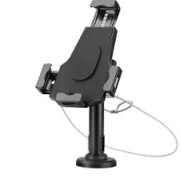 TabLines TTH004B Support de tablette / support de caisse jusqu'à 10,5 pouces, DS, noir, Support de tablette, Noir
