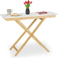 Relaxdays Table pliante (50 x 105 x 70 cm)