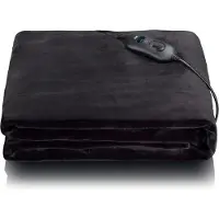 Melissa 16760052 Electric Blanket Noir