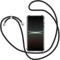 Screen Guard Professional Étui pour Sony Xperia 5 IV Loopster Necklace, Bandoulière pour smartphone, Transparent
